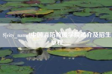 海拉尔中国消防救援学院简介及招生章程