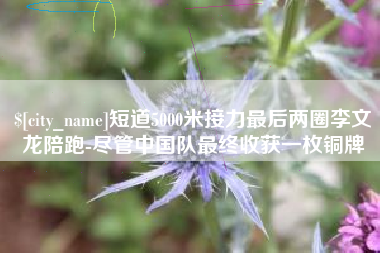 海拉尔短道5000米接力最后两圈李文龙陪跑-尽管中国队最终收获一枚铜牌
