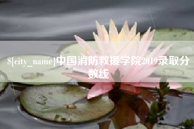 海拉尔中国消防救援学院2019录取分数线