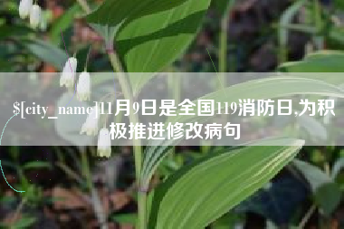 海拉尔11月9日是全国119消防日,为积极推进修改病句