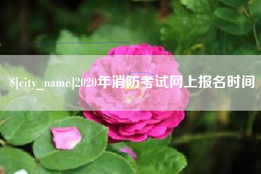 海拉尔2020年消防考试网上报名时间
