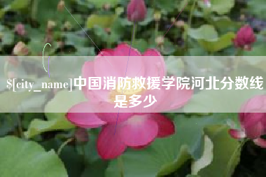 海拉尔中国消防救援学院河北分数线是多少