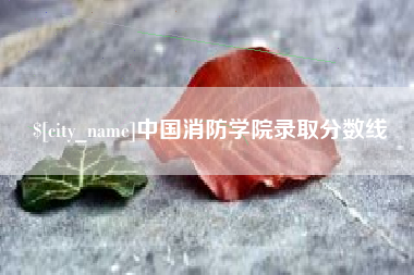 海拉尔中国消防学院录取分数线