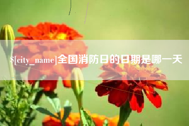 海拉尔全国消防日的日期是哪一天