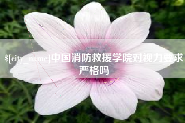 海拉尔中国消防救援学院对视力要求严格吗