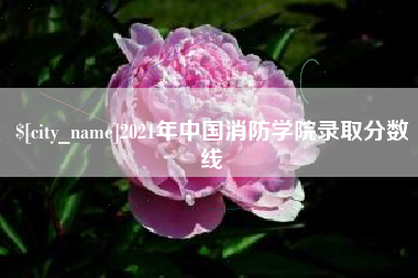 海拉尔2021年中国消防学院录取分数线