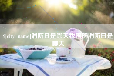 海拉尔消防日是哪天我国的消防日是哪天