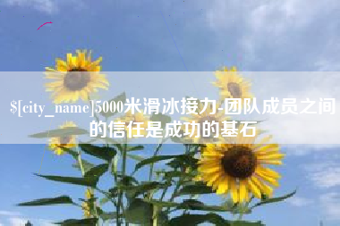 海拉尔5000米滑冰接力-团队成员之间的信任是成功的基石