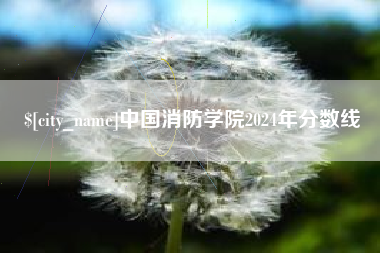 海拉尔中国消防学院2024年分数线