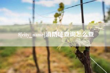 海拉尔消防证查询怎么查