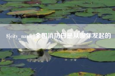 海拉尔全国消防日是从哪年发起的