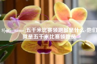 海拉尔五千米比赛领跑员是什么-他们就是五千米比赛领跑员