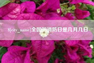 海拉尔全国的消防日是几月几日